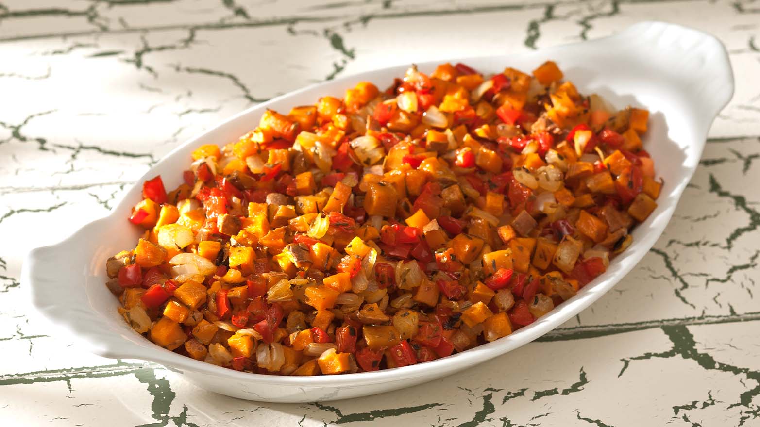 sweet potato hash with tofu