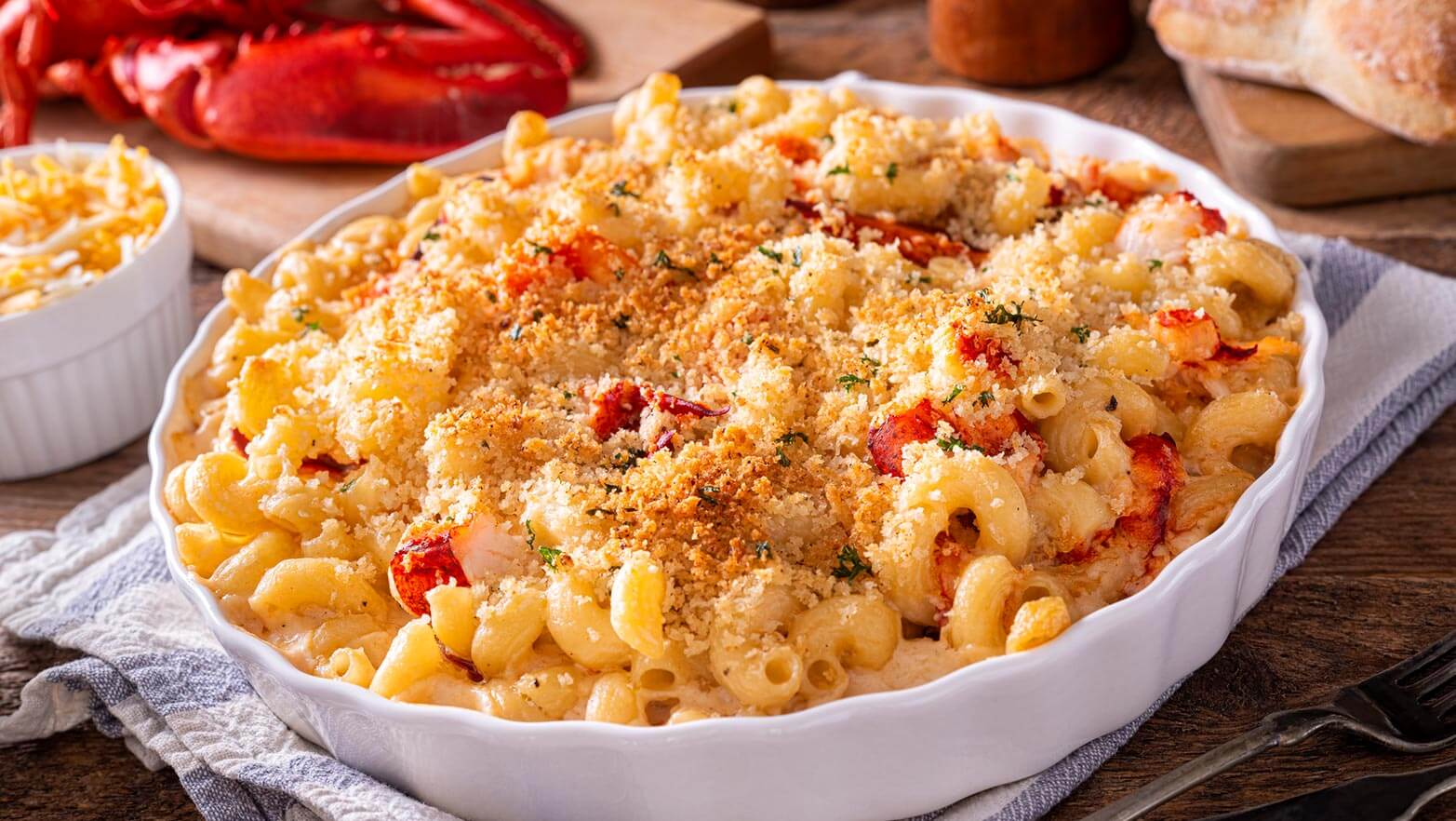 Image of lobster mac and cheese
