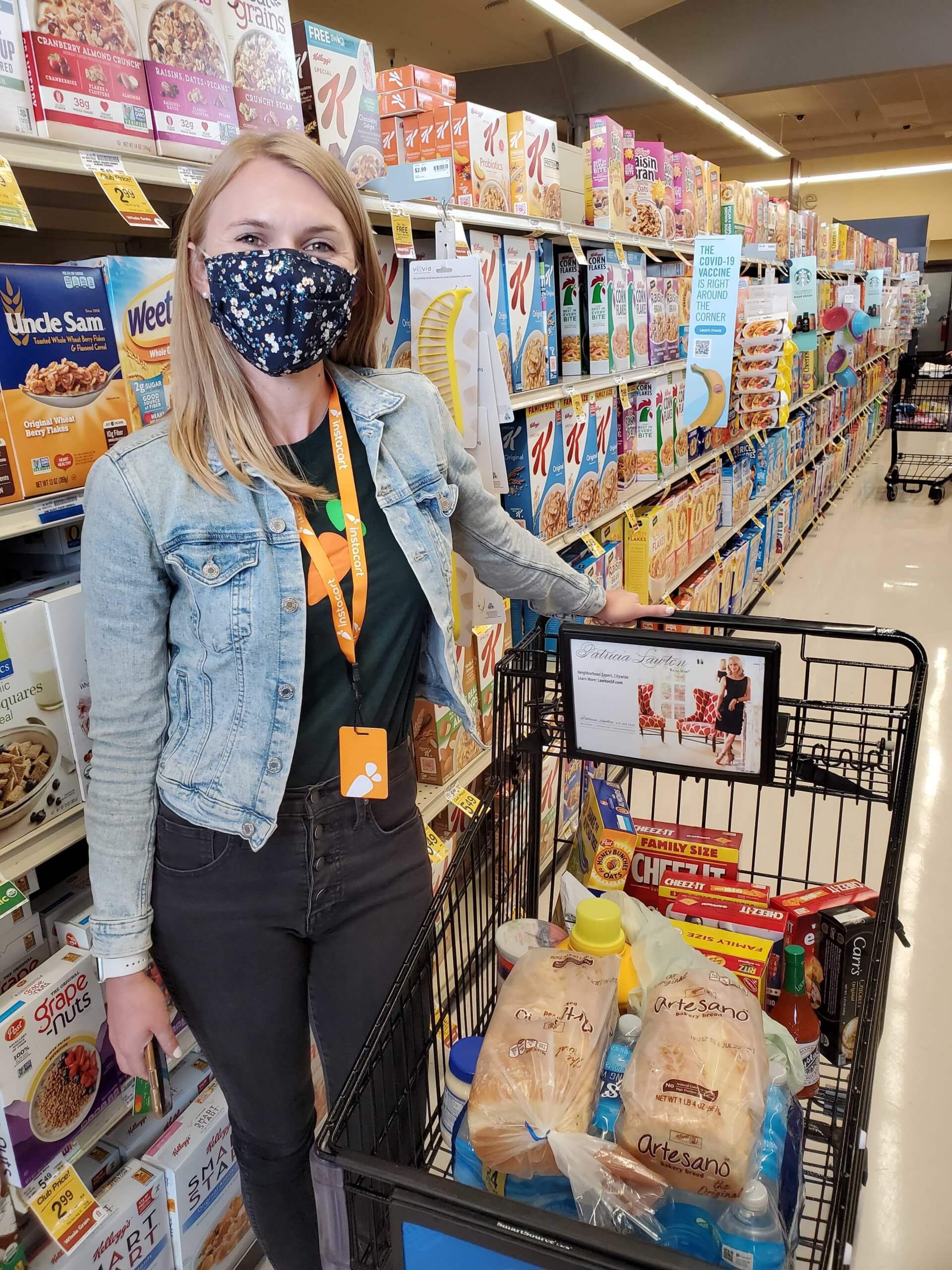 Instacart employee shopper shift