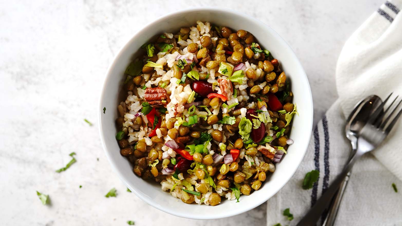 fennel and lentil salad