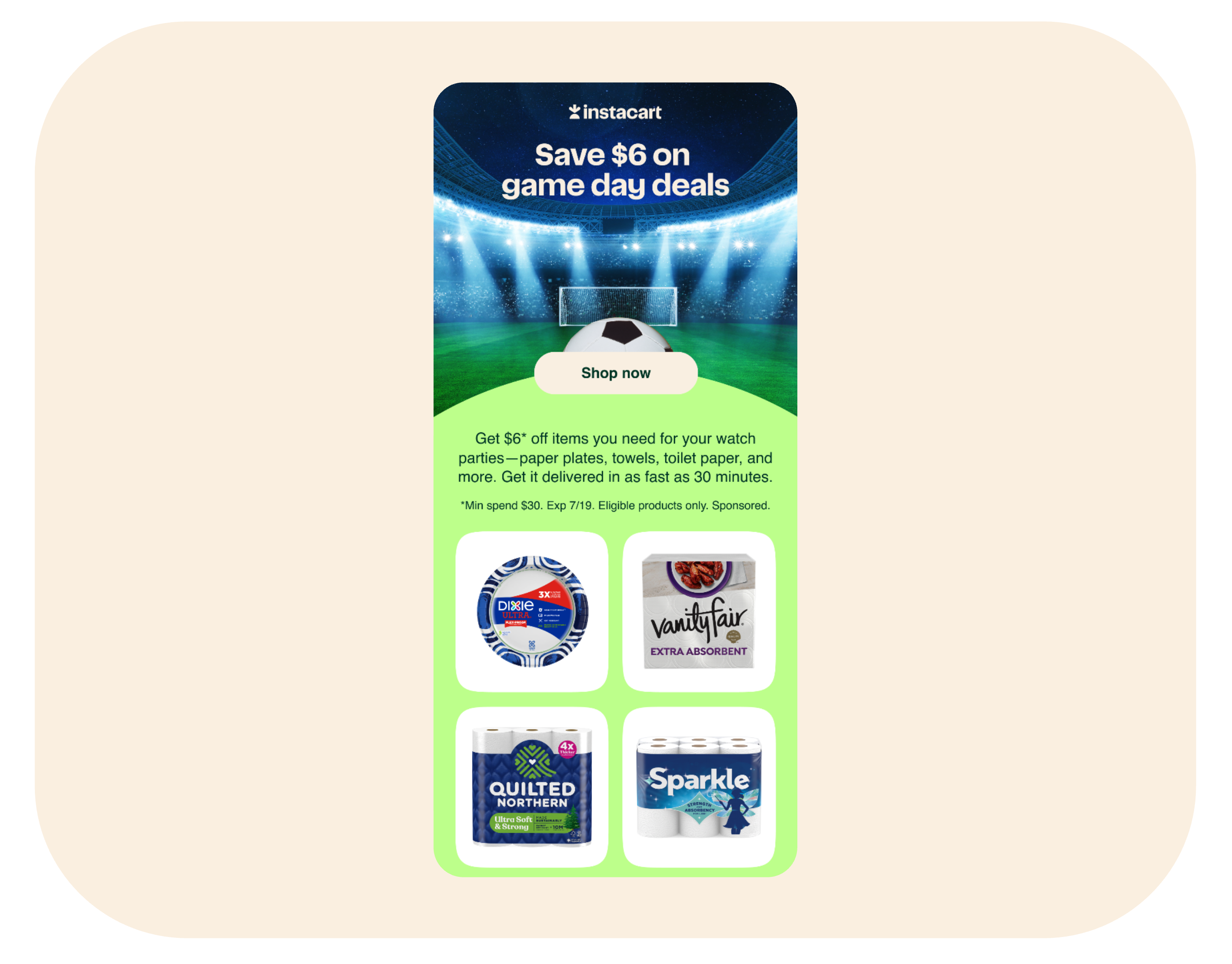 Ad campaign example