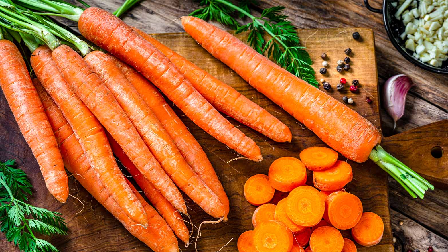 Carrots summer vegetable.