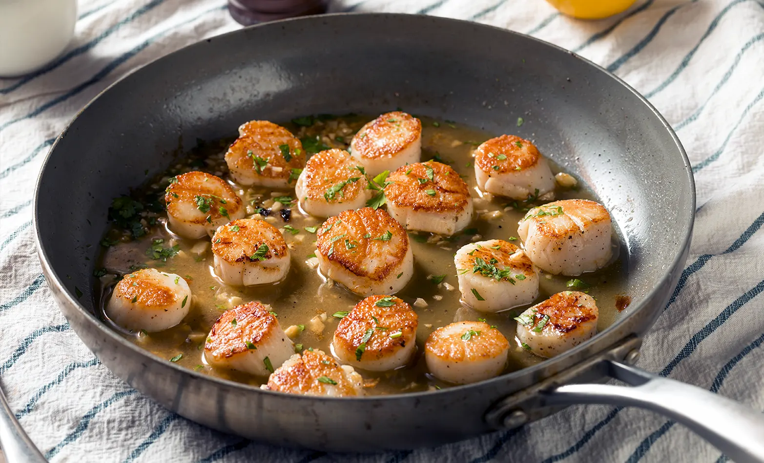 pan seared scallops