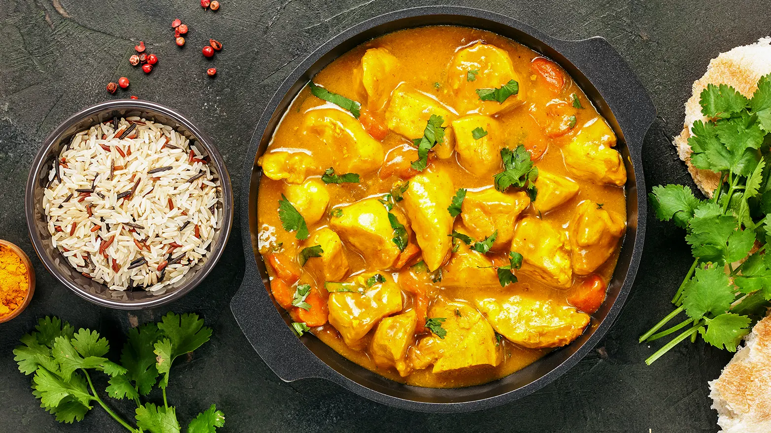 Chicken and vegetable curry