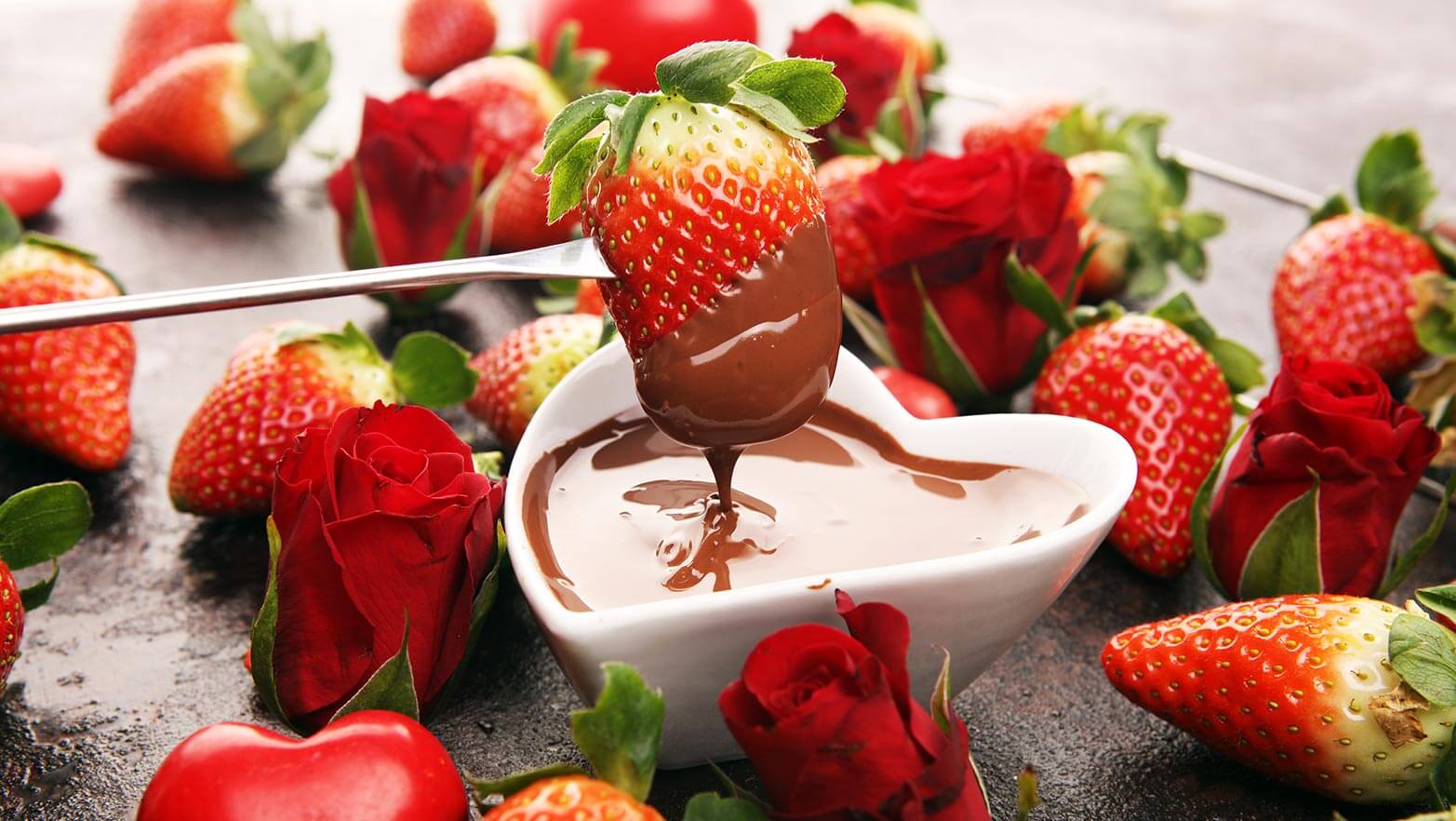 Image of chocolate fondue