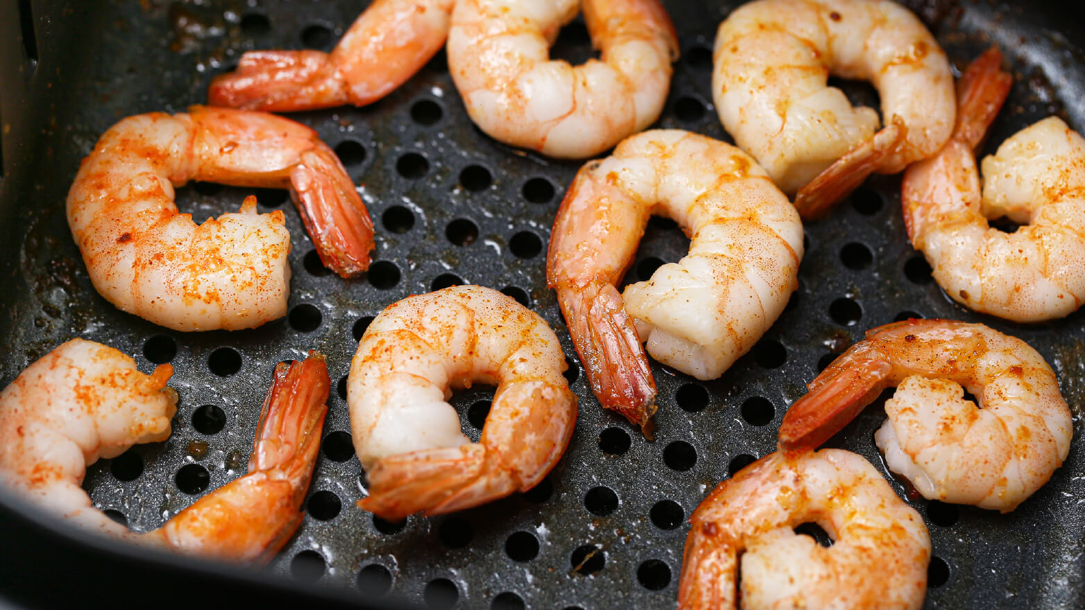 Air fryer shrimp.