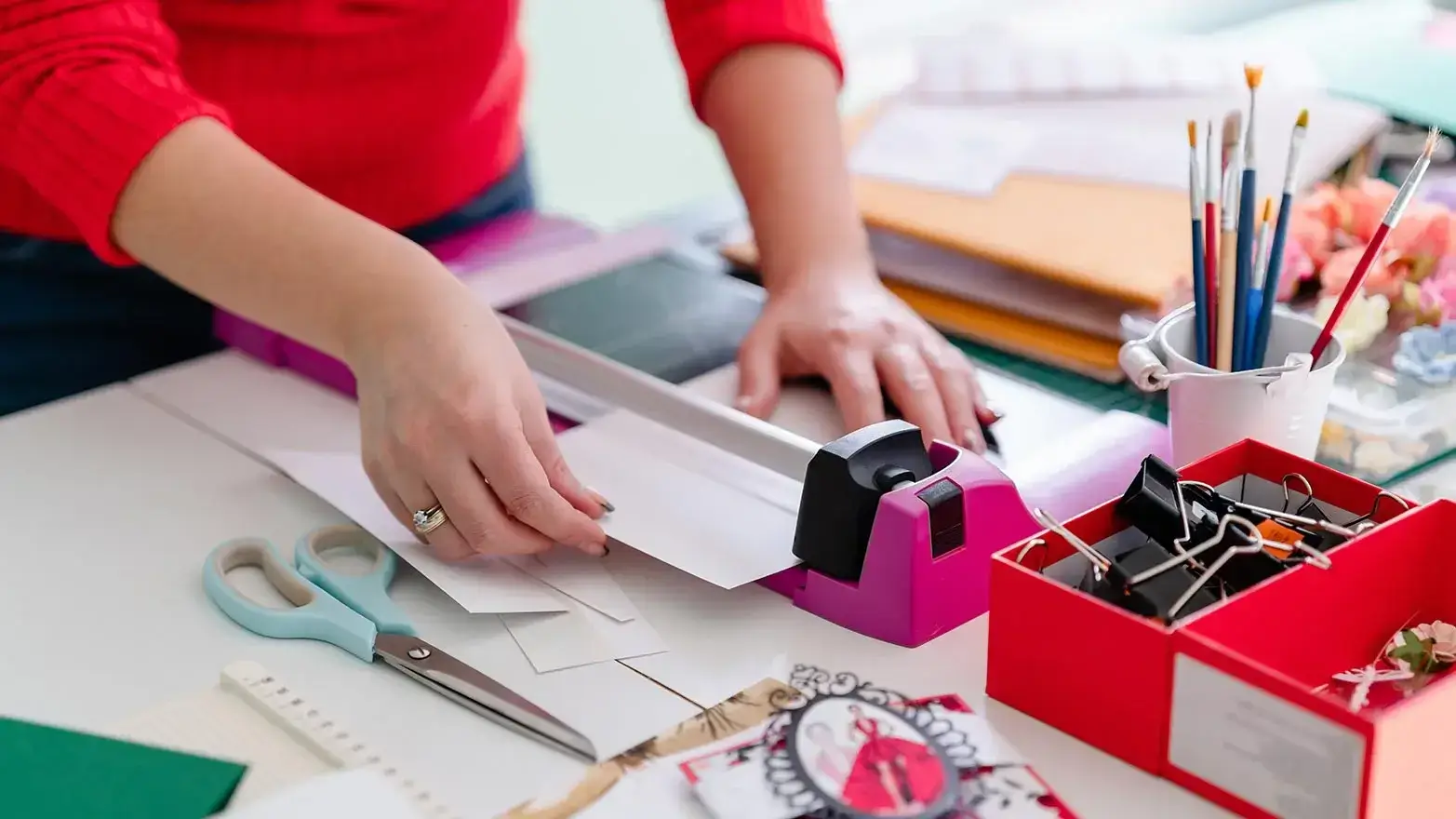 Galentine’s Day scrapbook.