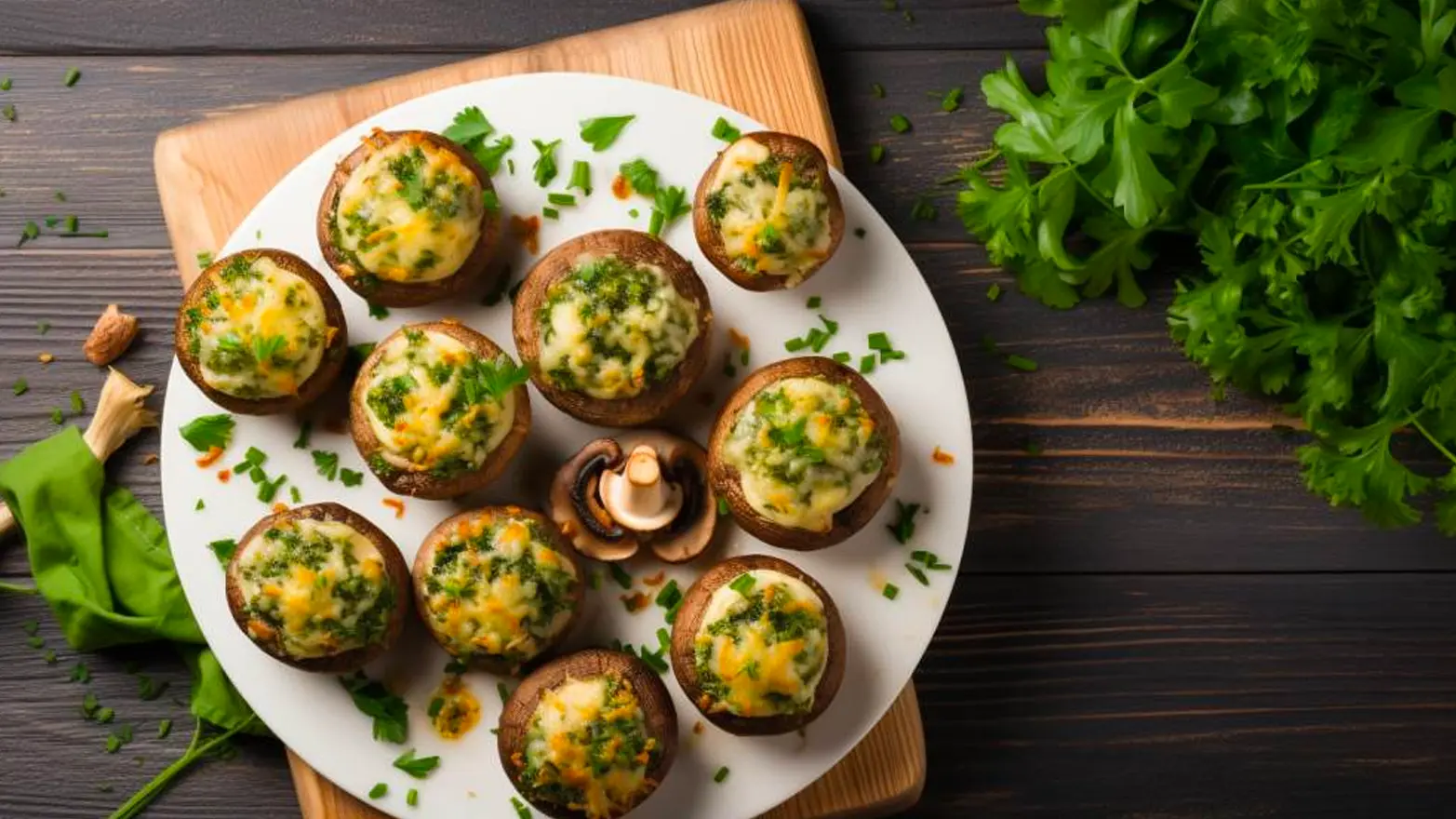 spinach stuffed mushrooms