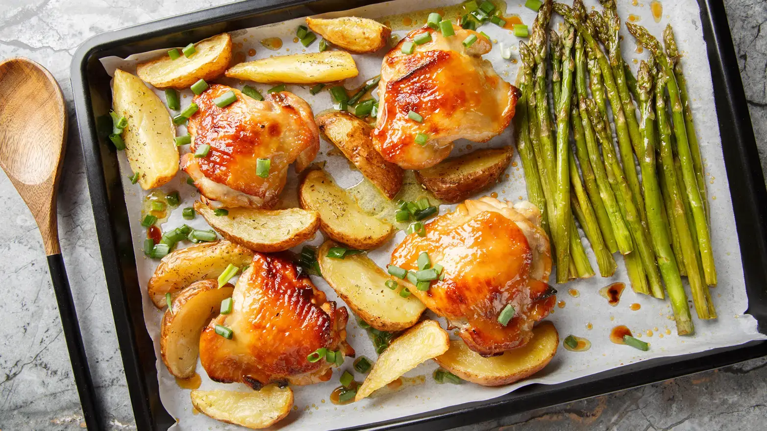 sheet pan chicken thighs