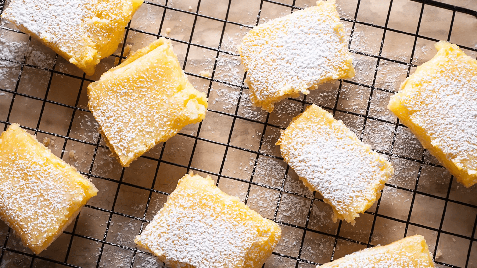 Stock image of lemon bars