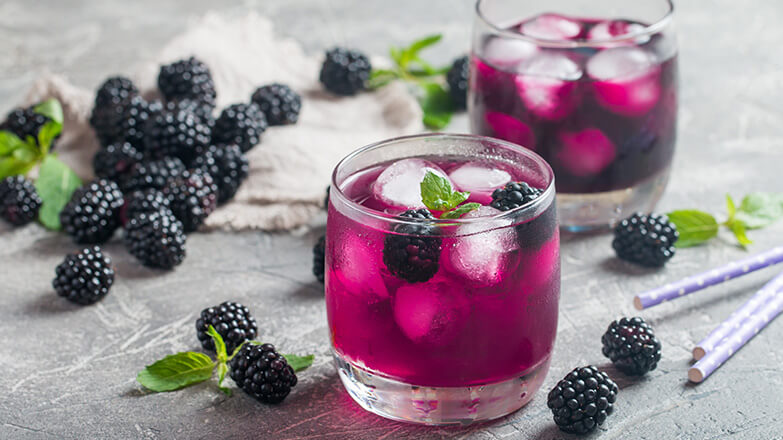 honey, blackberry and sage refresher