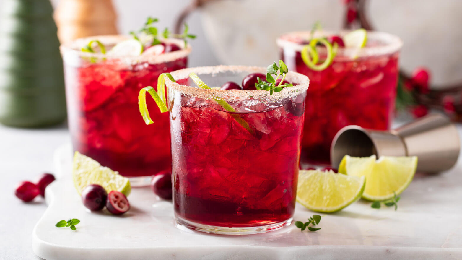 Cranberry margarita.