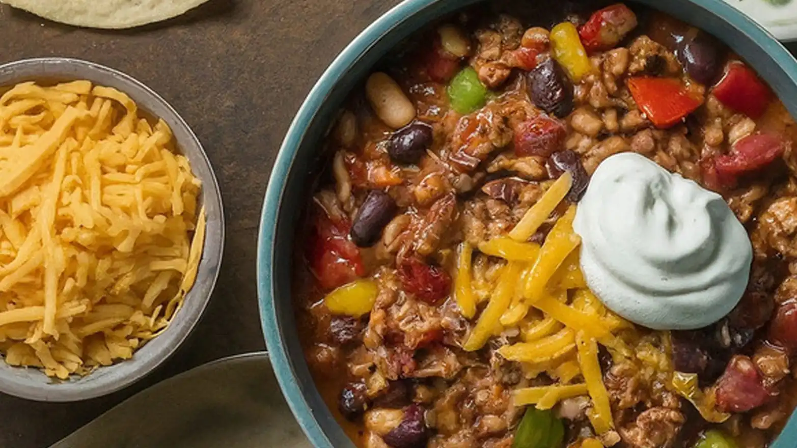 build-your-own chili for baby shower food ideas