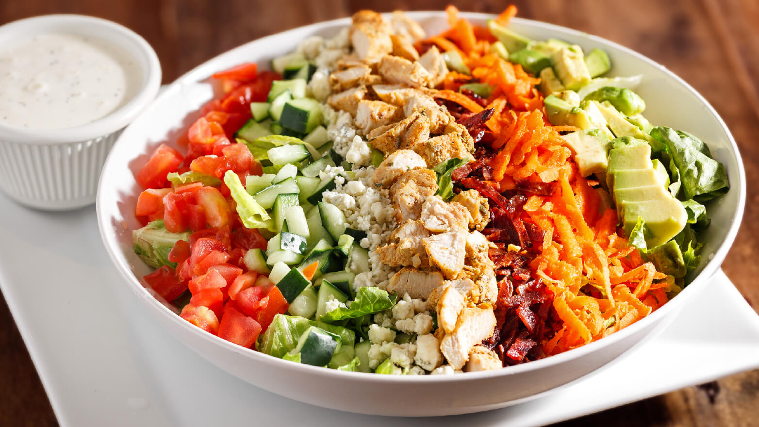 Grilled chicken Cobb salad