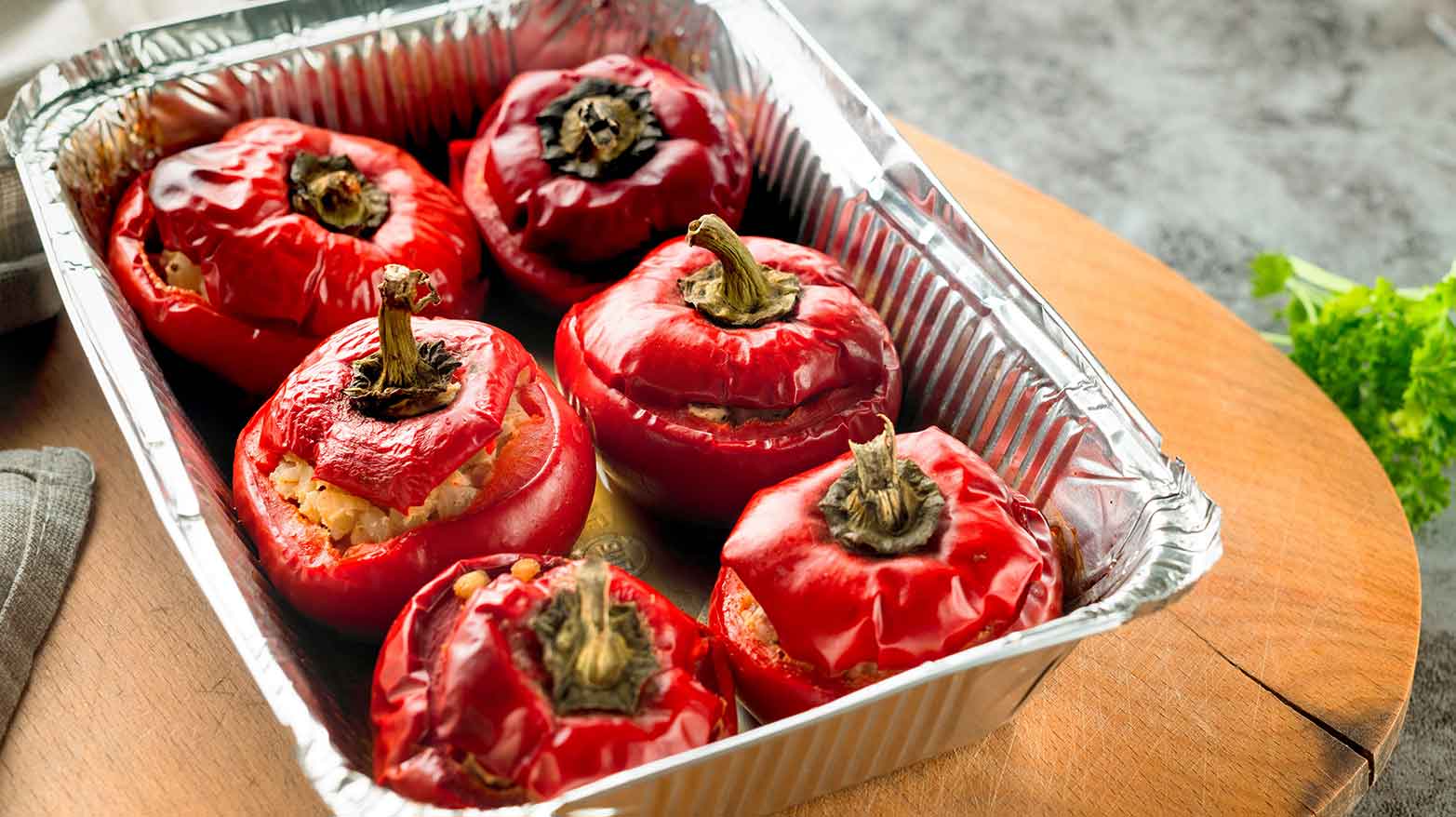 Stuffed bell peppers