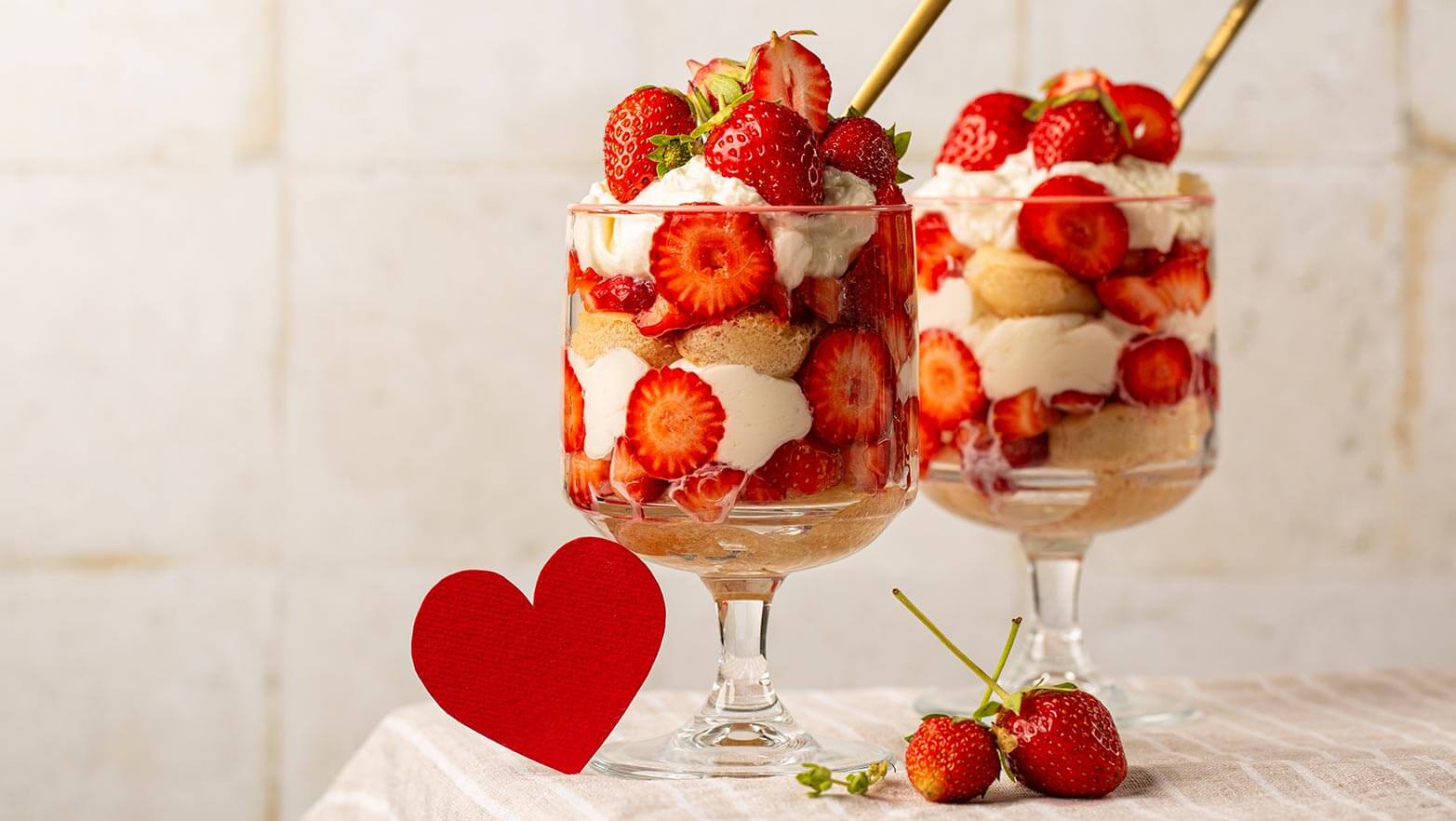 Image of strawberry trifle