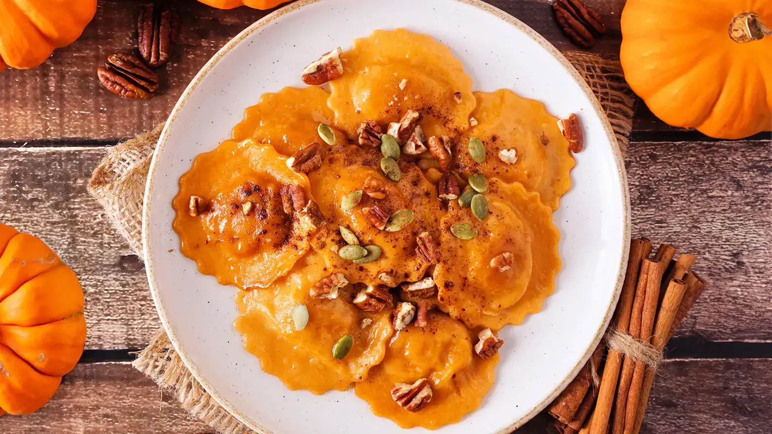 pumpkin ravioli