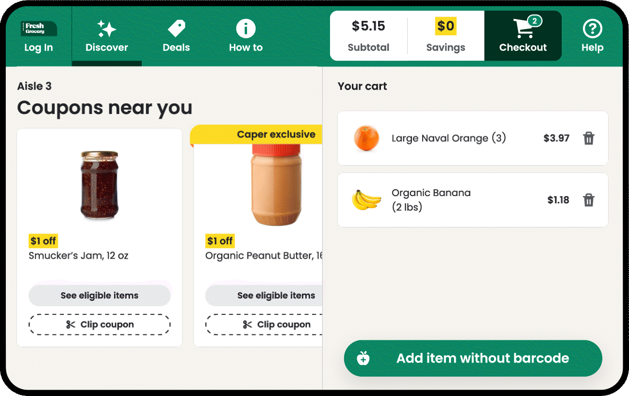 Dianas Bananas Caper Cart ad no headline