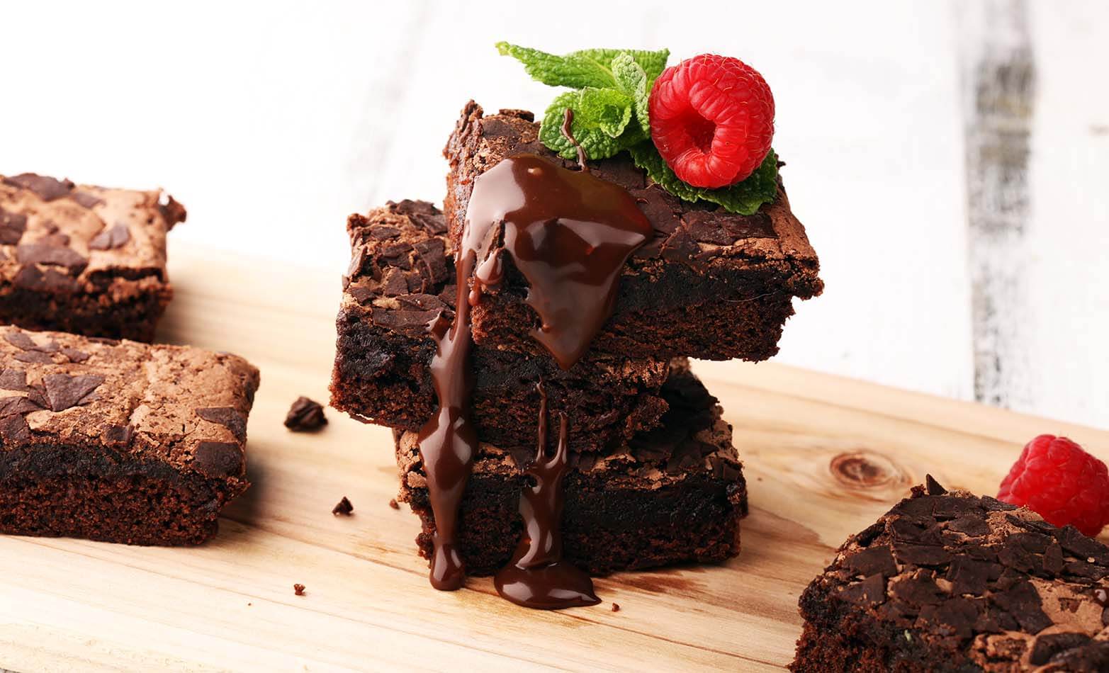 dark chocolate fudge brownies