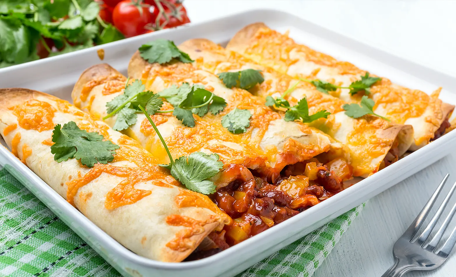 vegetarian enchiladas