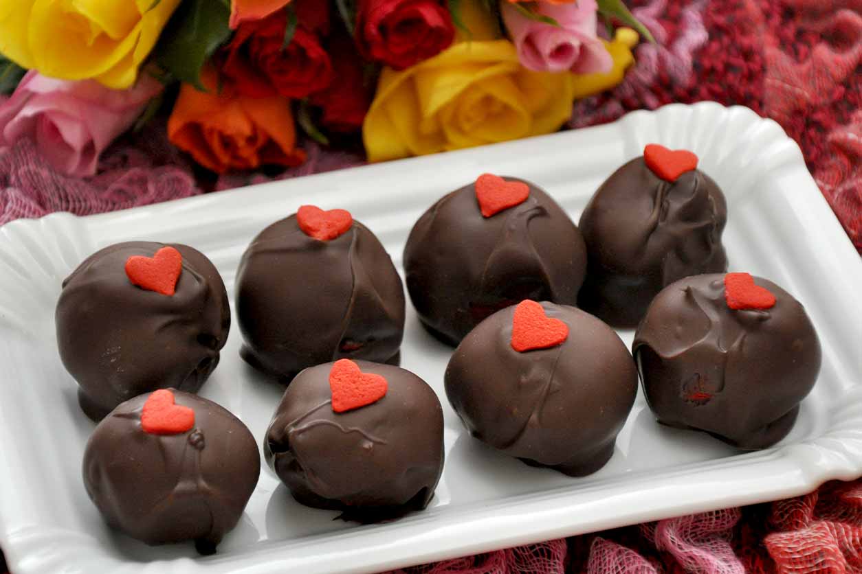 chocolate cake balls