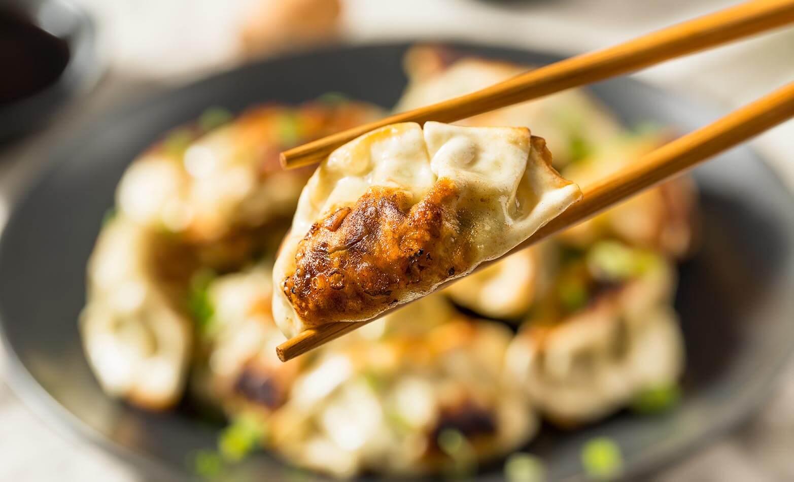 game day potstickers