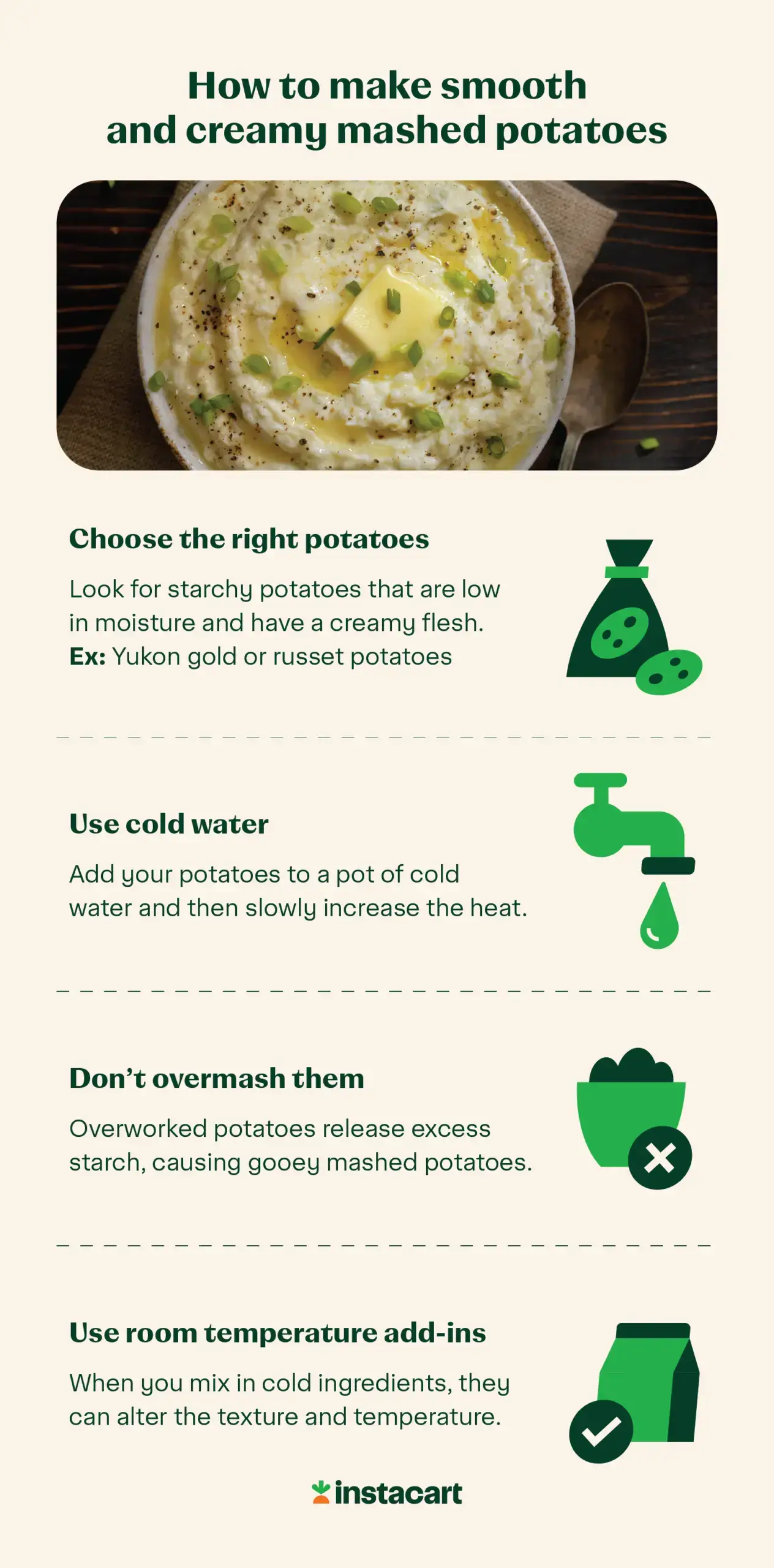 how to make smooth and creamy mashed potatoes