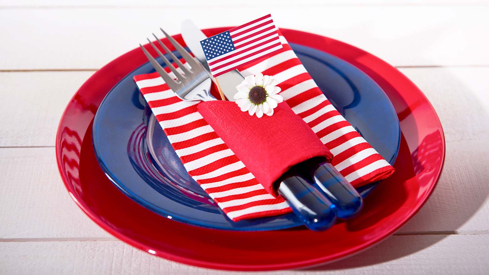 Memorial Day napkin rings