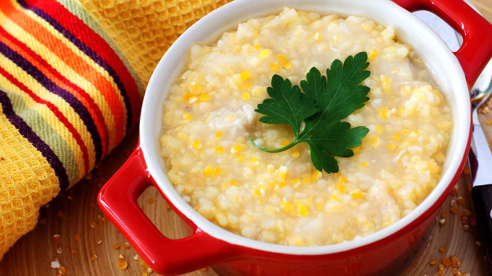 Creamy cornmeal mush