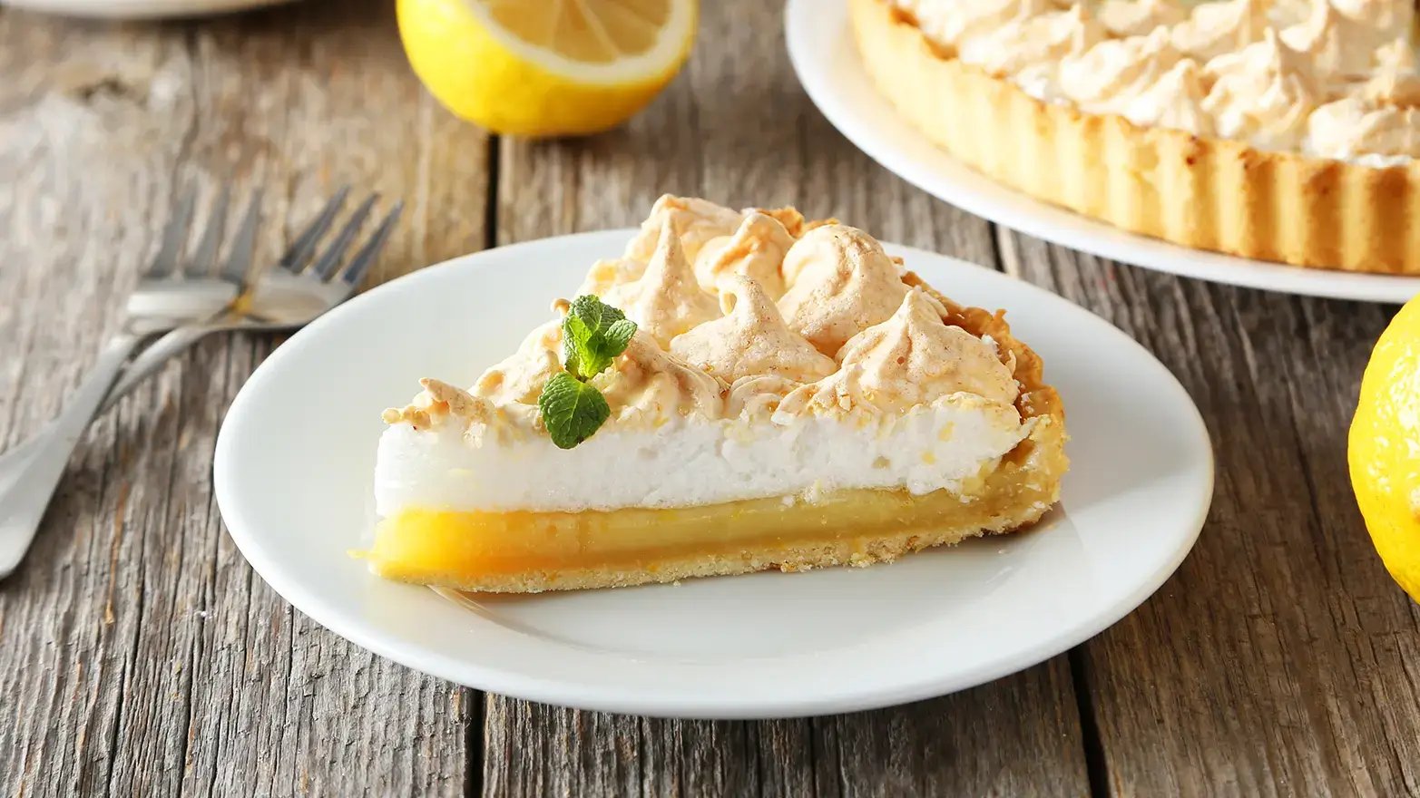 Triple layer lemon pie
