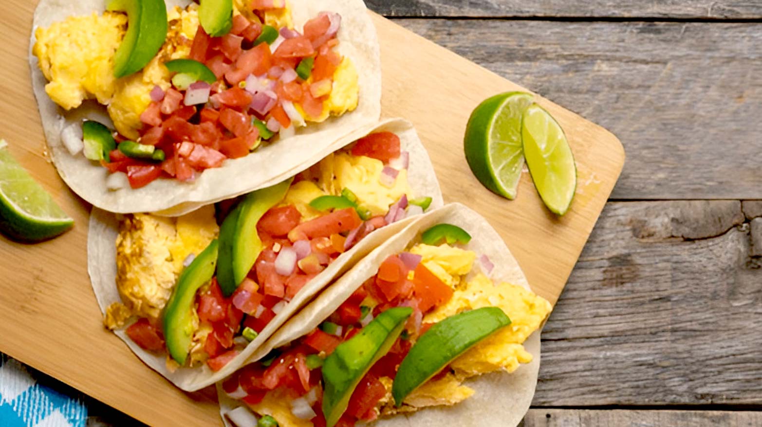 Veggie breakfast tacos