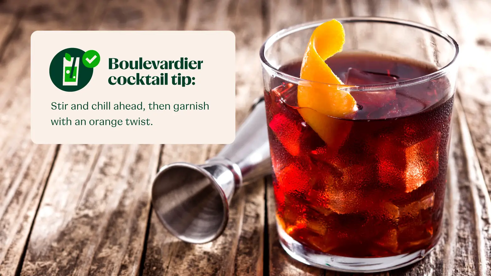 Boulevardier cocktail