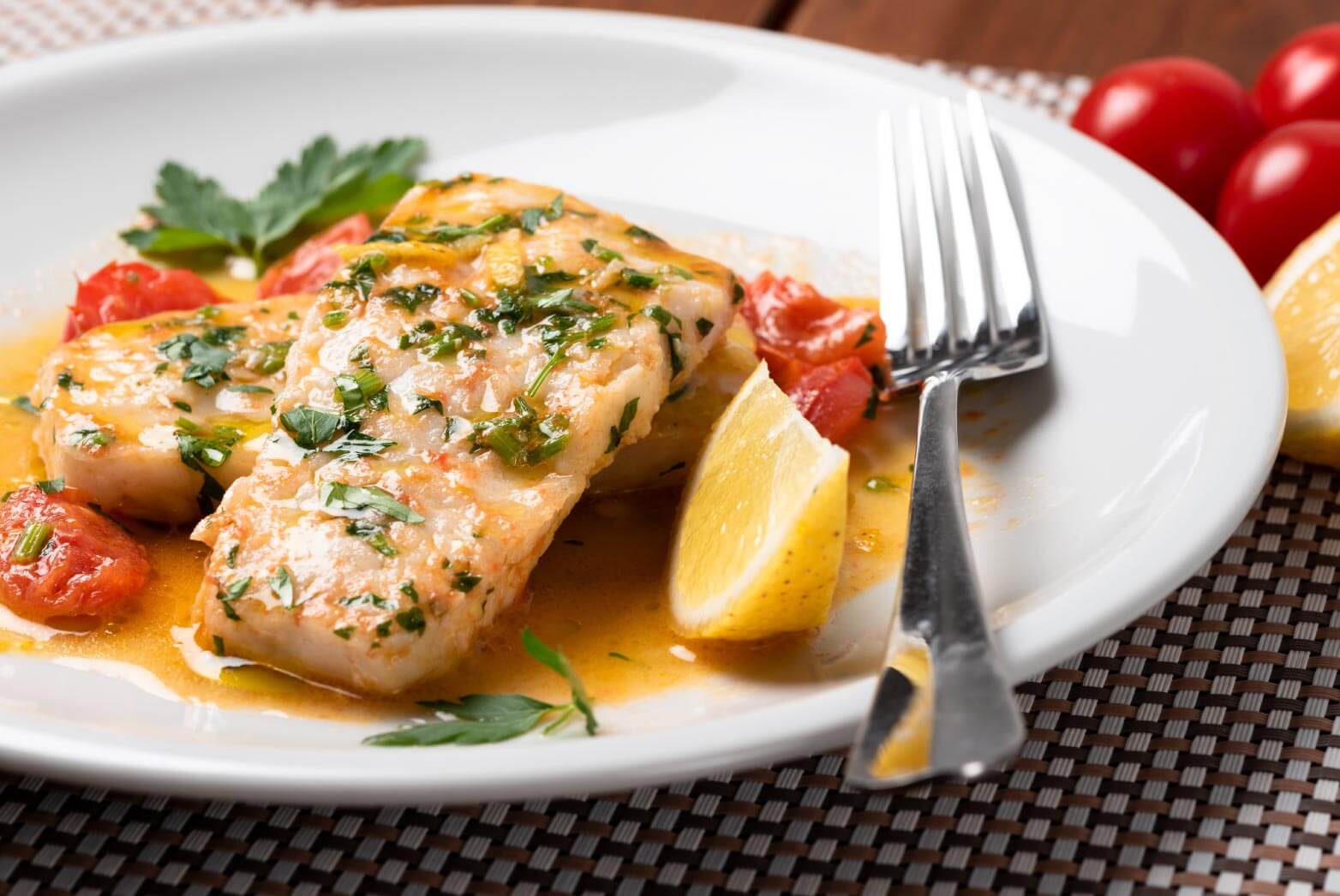 One-pan Mediterranean cod