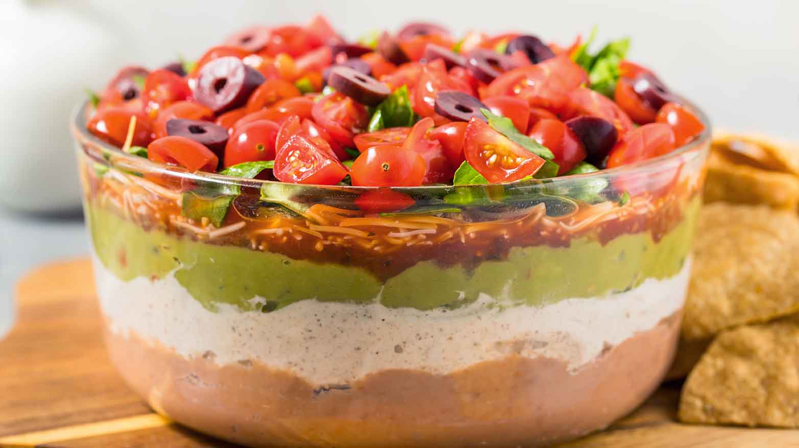 Seven-layer dip