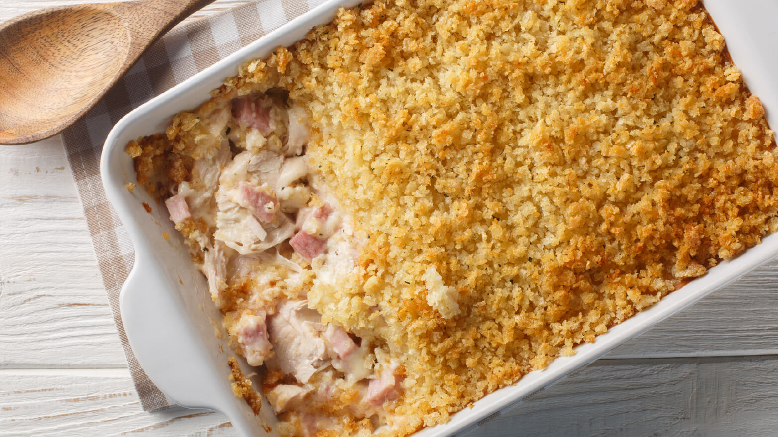 Chicken cordon bleu casserole