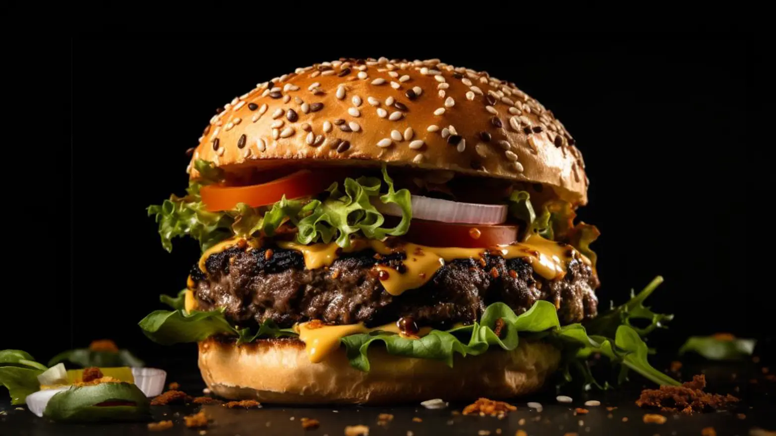 burgers with lettuce buns