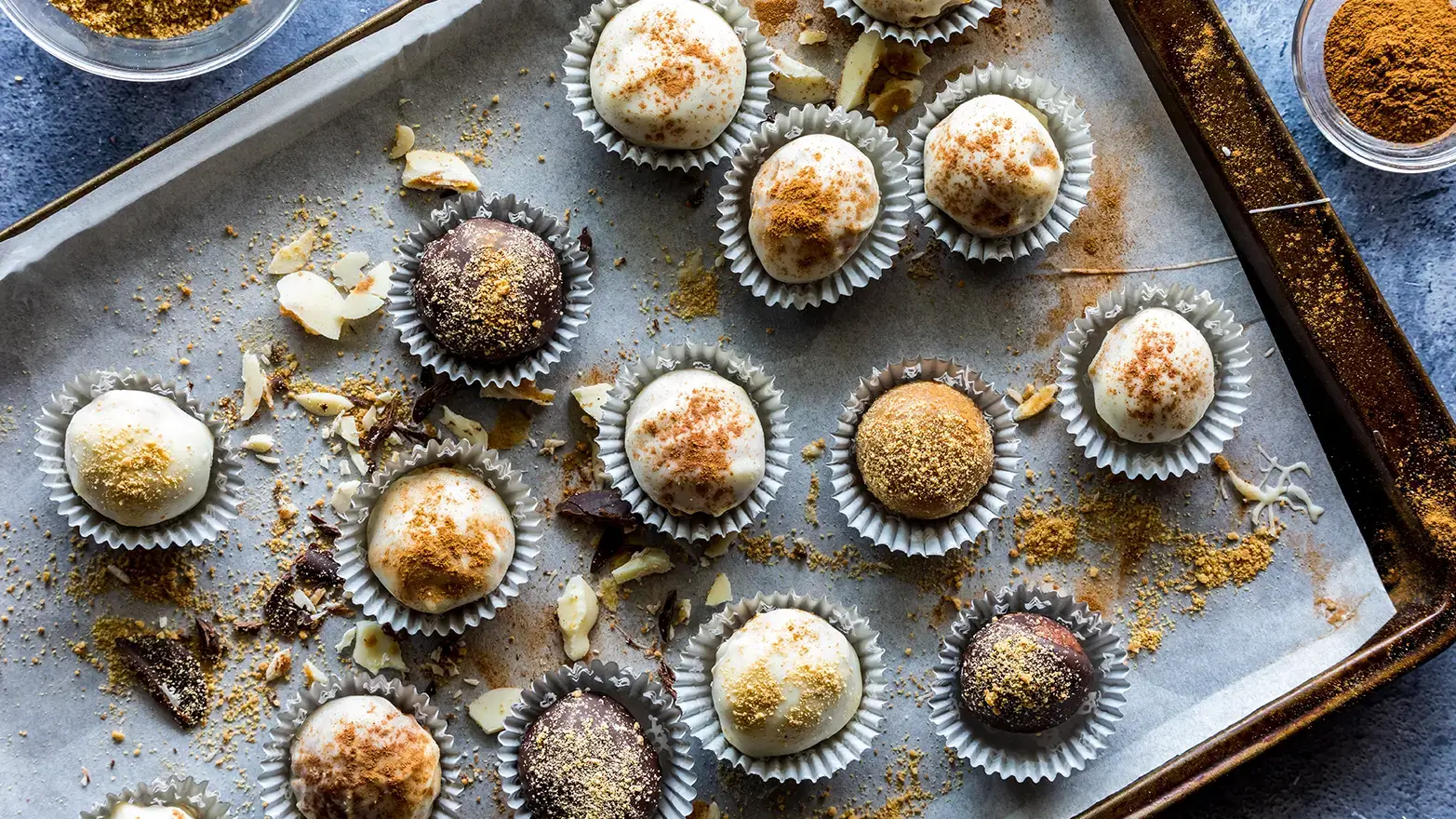 Pumpkin spice truffles