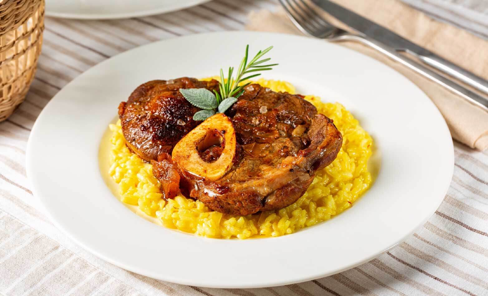 a stock photo of osso buco