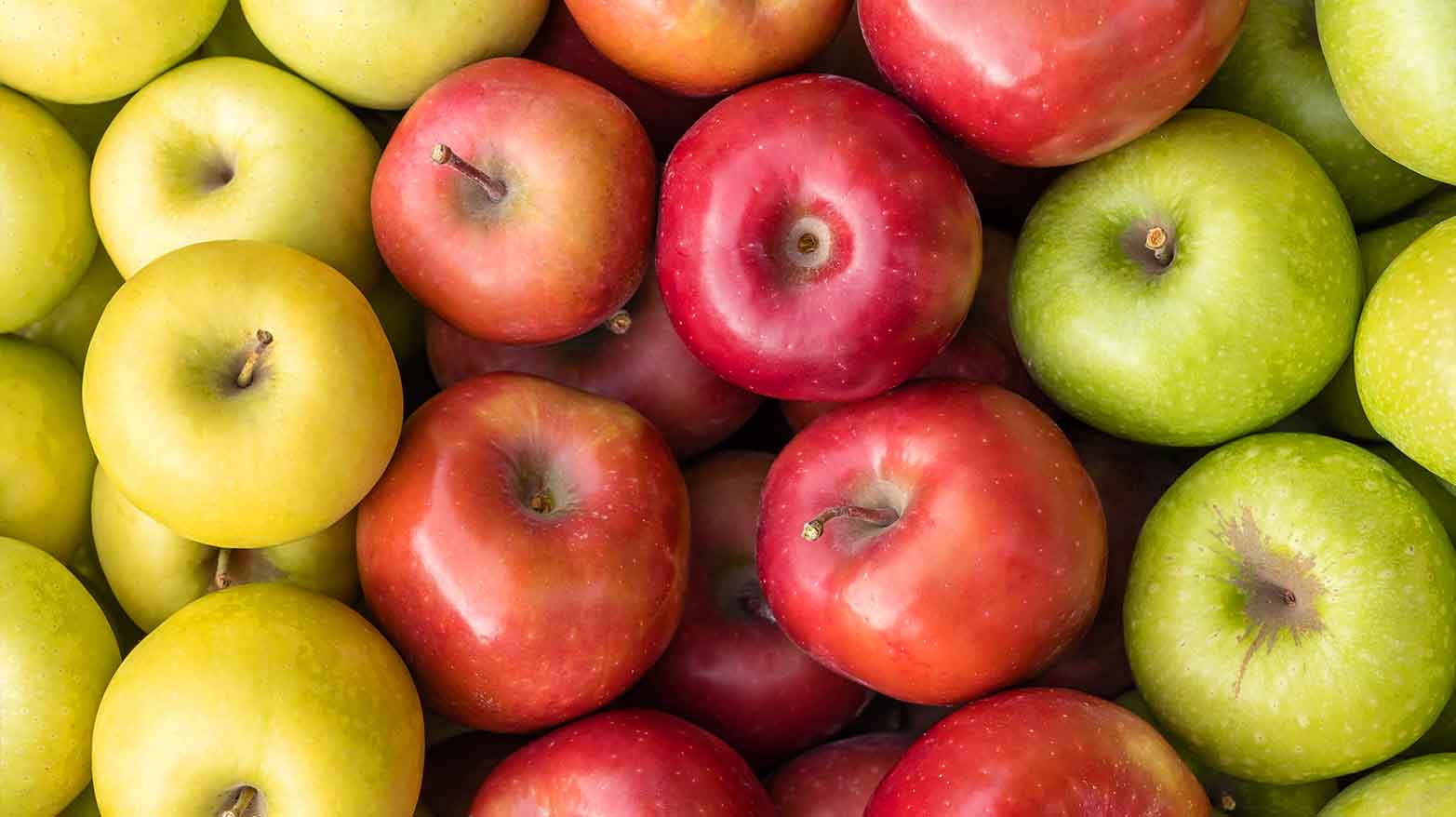 There are over 7,500 kinds of apples.
