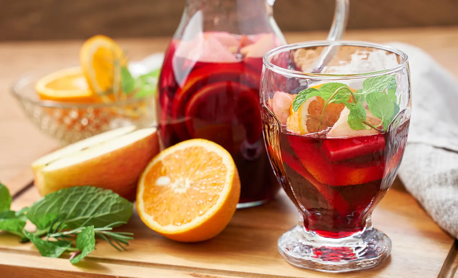 fruity red wine sangria