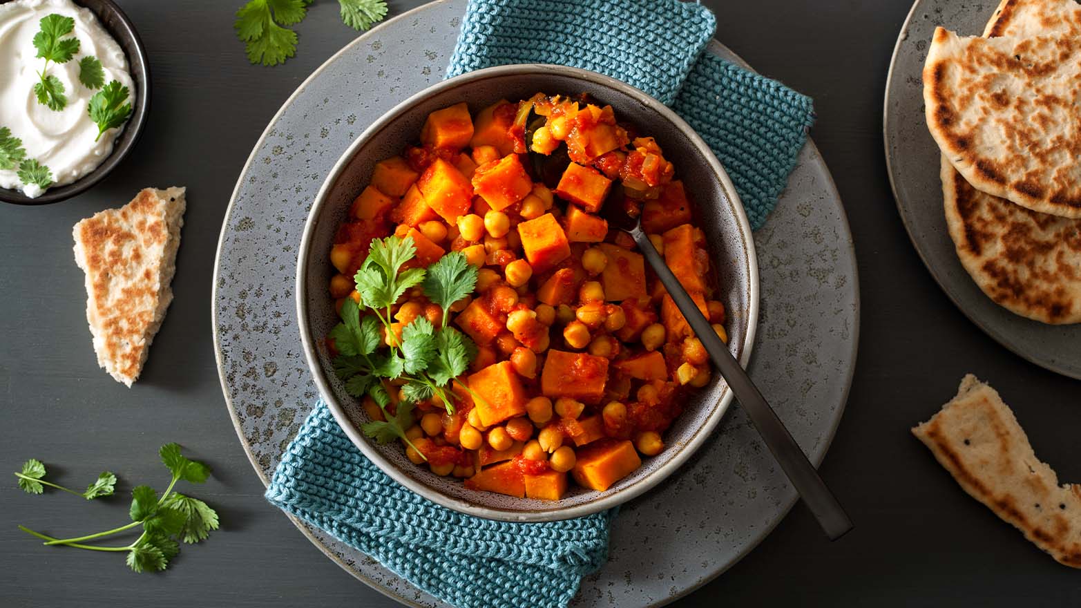 sweet potato chickpea curry