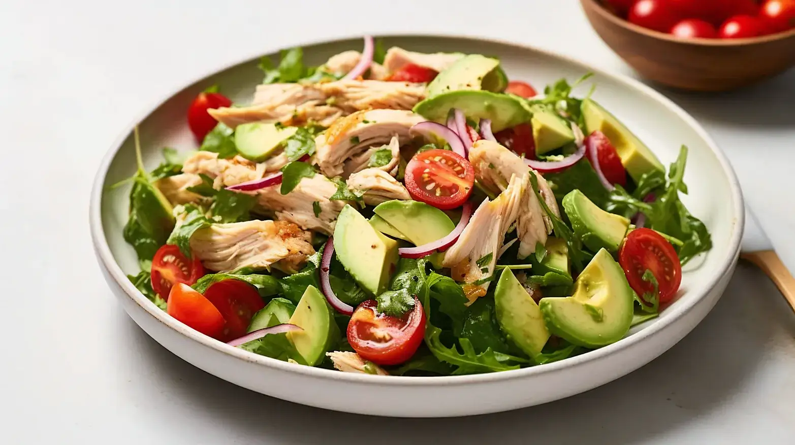 light and refreshing chicken salad