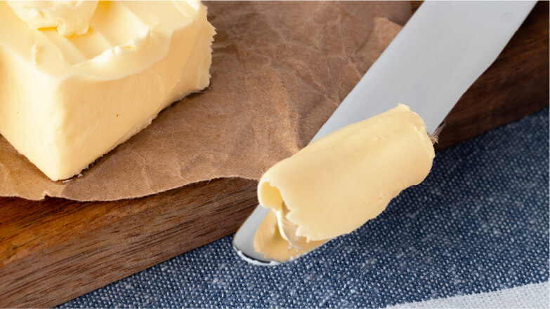 butter instead of oil for box cake