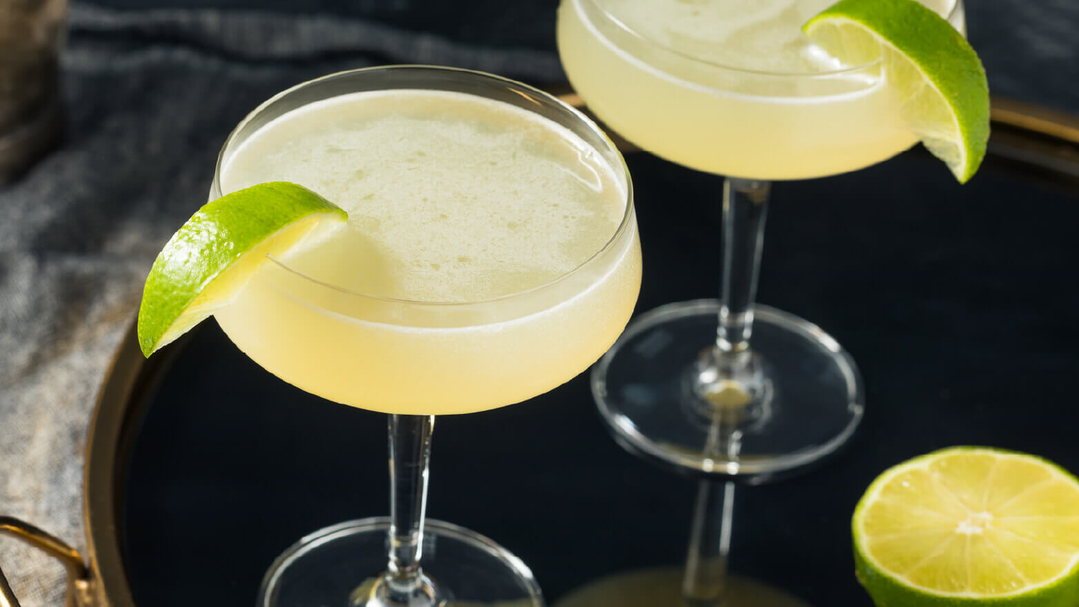 Gimlet gin cocktail.