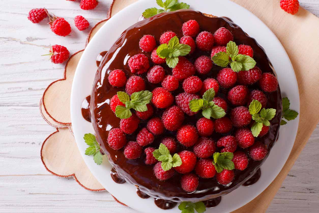 chocolate raspberry cake