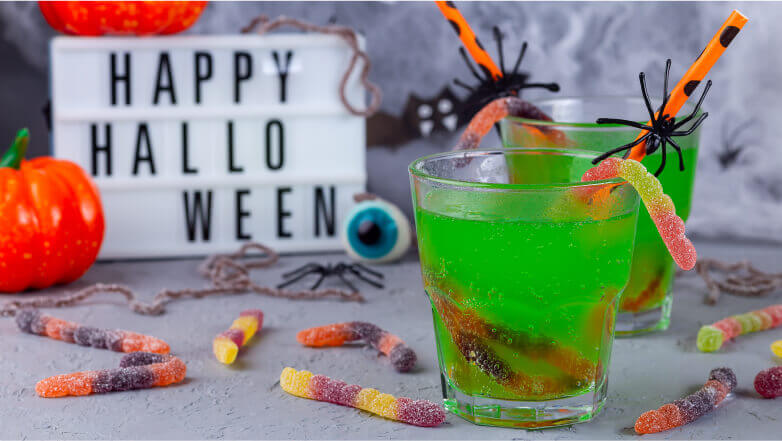 Witch’s brew cocktail