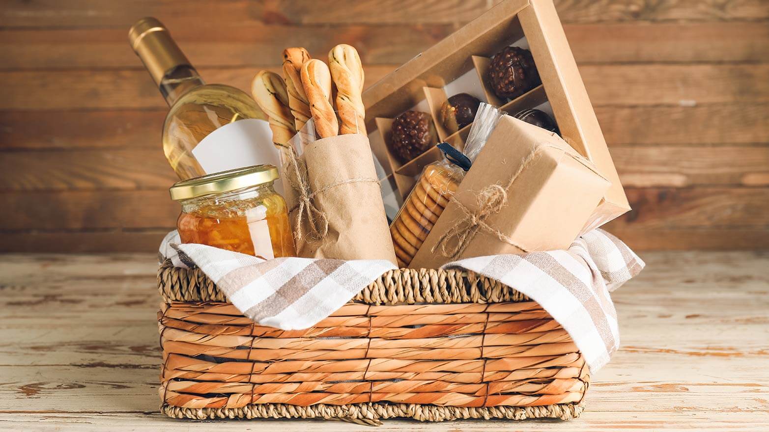 Grief gourmet gift basket