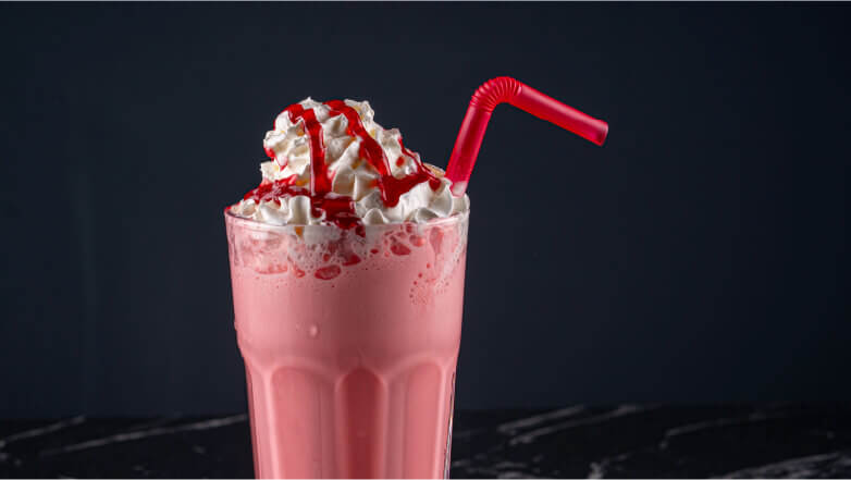 Vampire’s kiss milkshake