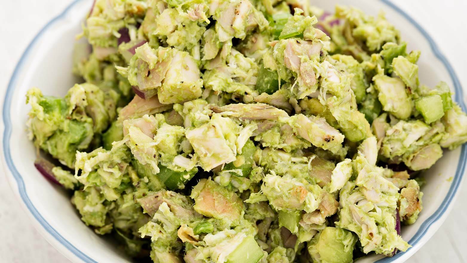 Avocado chicken salad