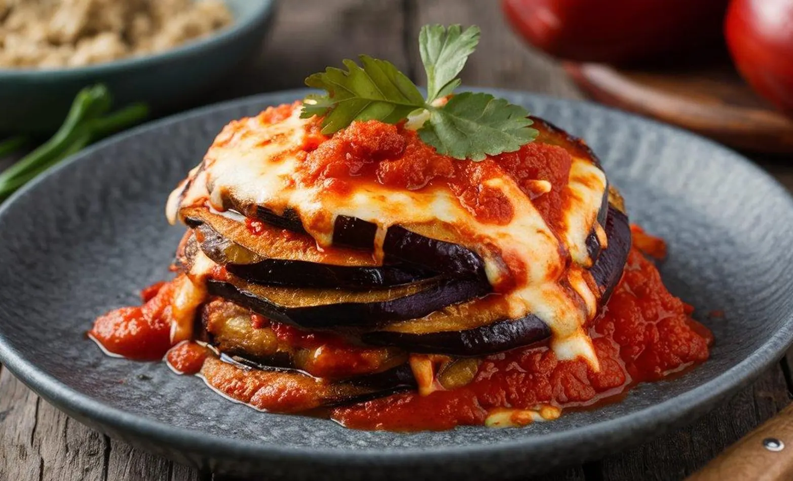 eggplant parmesan stacks